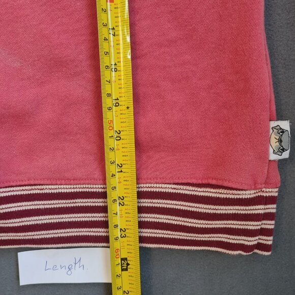 Vintage Pug Women Sweatshirt Size M Pink Streetwear - Picture 11 of 11